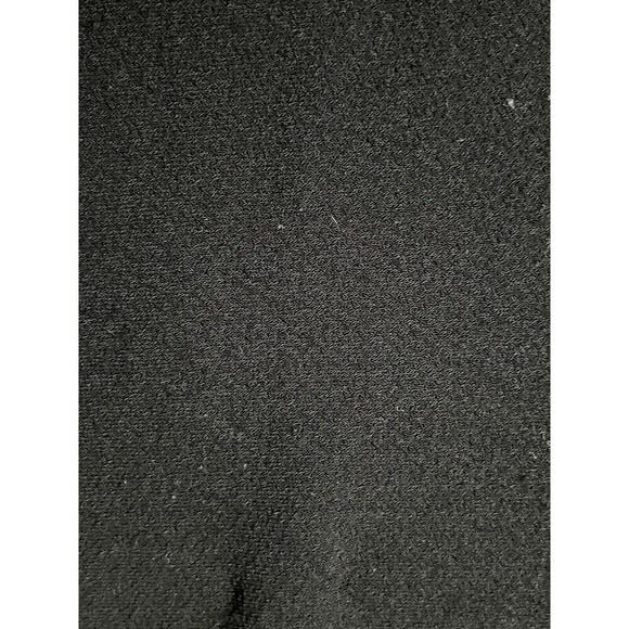 Adrianna Papell Black Smocked Crepe Blouse M – Goth Grunge Boho Dark Feminine - Picture 10 of 11